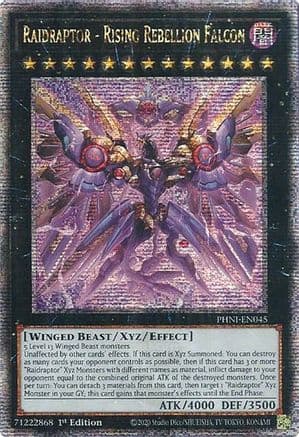 Raidraptor - Rising Rebellion Falcon (Quarter Century Secret Rare) — Phantom Nightmare