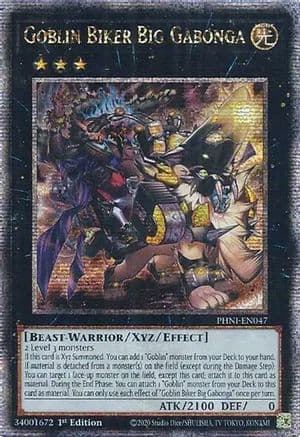 Goblin Biker Big Gabonga (Quarter Century Secret Rare) — Phantom Nightmare