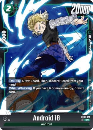 Android 18 - FB01-079 — Awakened Pulse Dragon Ball Super: Fusion World card by SA