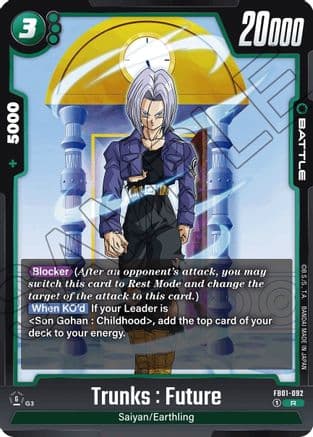 Trunks : Future - FB01-092 — Awakened Pulse