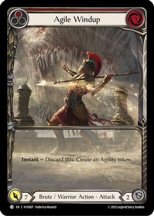Agile Windup (Red) — Flesh and Blood card