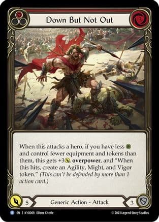 Down But Not Out — Flesh and Blood card