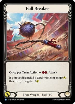 Ball Breaker — Blitz Deck: Heavy Hitters - Rhinar Flesh and Blood card by Ismadi