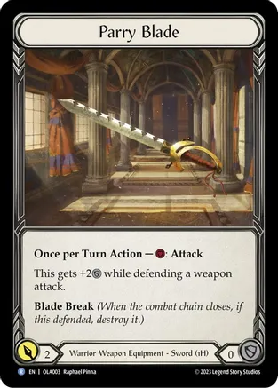 Parry Blade — Blitz Deck: Heavy Hitters - Olympia
