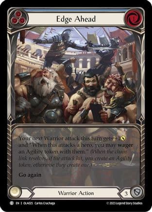 Edge Ahead (Blue) — Blitz Deck: Heavy Hitters - Olympia