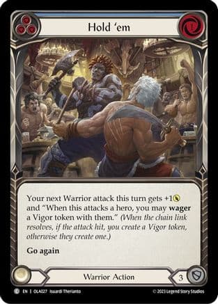 Hold 'em (Blue) — Blitz Deck: Heavy Hitters - Olympia