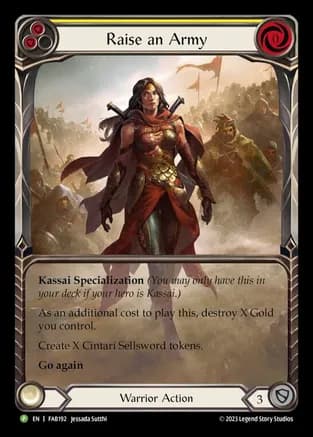 Raise an Army - FAB192 — Flesh and Blood: Promo Cards
