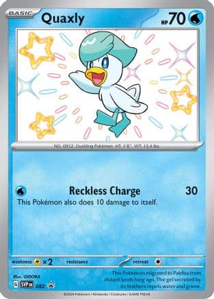 Quaxly - 082 — SV: Scarlet & Violet Promo Cards Pokémon TCG card by GIDORA