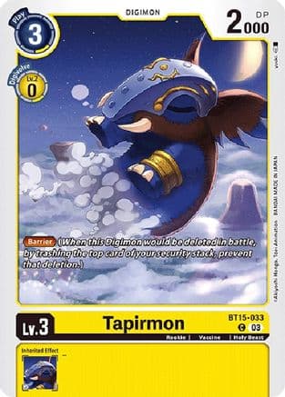 Tapirmon — Exceed Apocalypse