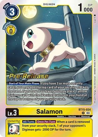 Salamon — Exceed Apocalypse Pre-Release Cards