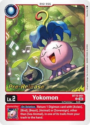 Yokomon — Exceed Apocalypse Pre-Release Cards