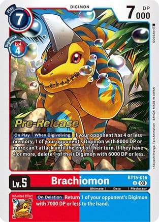 Brachiomon — Exceed Apocalypse Pre-Release Cards