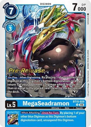 MegaSeadramon — Exceed Apocalypse Pre-Release Cards