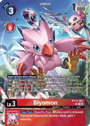Biyomon (Alternate Art) — Exceed Apocalypse