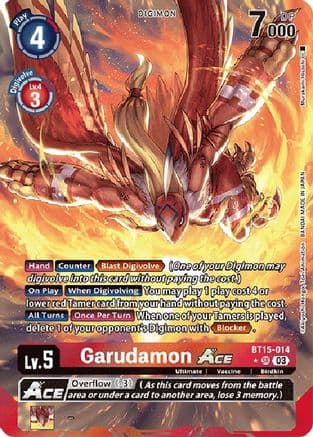 Garudamon ACE (Alternate Art) — Exceed Apocalypse