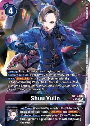 Shuu Yulin (Alternate Art) — Exceed Apocalypse