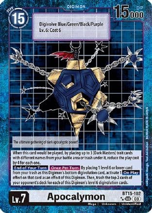 Apocalymon (Special Edition Alternate Art) — Exceed Apocalypse