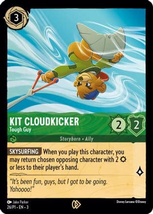 Kit Cloudkicker - Tough Guy — Disney Lorcana Promo Cards
