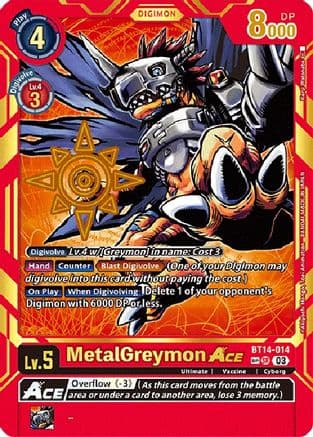 MetalGreymon ACE (Special Rare) — Exceed Apocalypse