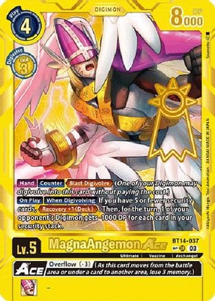 MagnaAngemon ACE (Special Rare) — Exceed Apocalypse