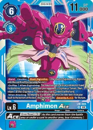 Amphimon ACE (English Exclusive) — Exceed Apocalypse