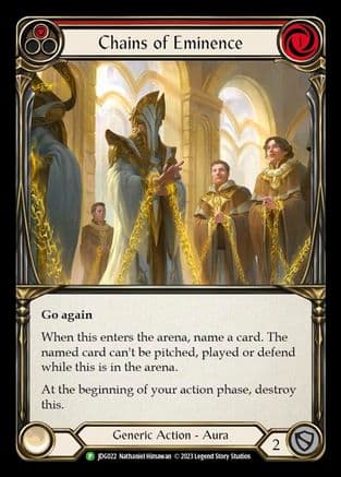 Chains of Eminence - JDG022 — Flesh and Blood: Promo Cards