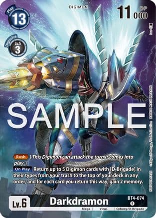 Darkdramon (Official Tournament Pack Vol.12) — Great Legend