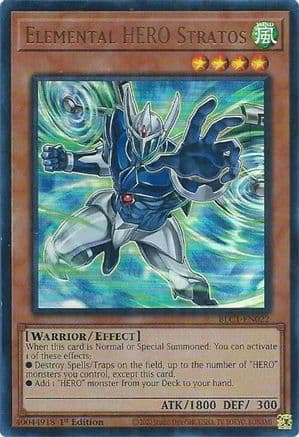 Elemental HERO Stratos (Alternate Art) — Battles of Legend: Chapter 1