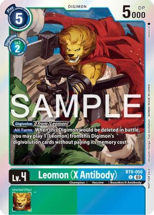 Leomon (X Antibody) (Winner Pack -Exceed Apocalypse-) — X Record