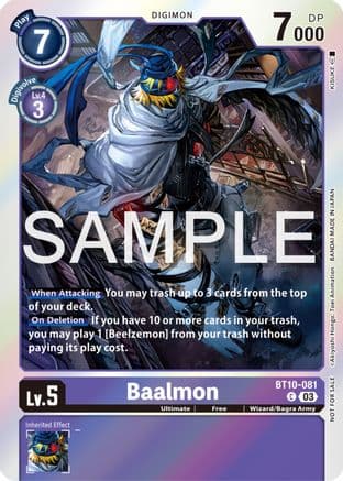 Baalmon (Winner Pack -Exceed Apocalypse-) — Xros Encounter Digimon Card Game card by KOSUKE