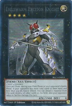 Evilswarm Exciton Knight (Silver) — Battles of Legend: Chapter 1