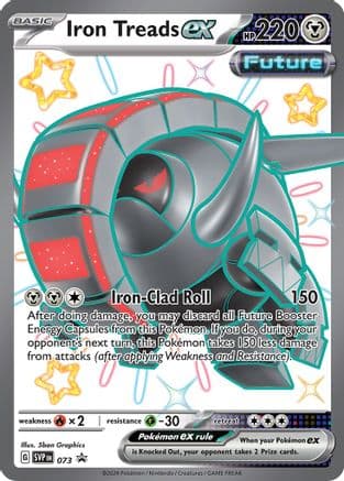 Iron Treads ex - 073 — SV: Scarlet & Violet Promo Cards Pokémon TCG card by 5ban Graphics