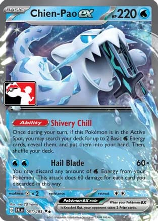 Chien-Pao ex - 061/193 — Prize Pack Series Cards Pokémon TCG card by aky CG Works