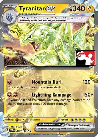 Tyranitar ex - 066/197 — Prize Pack Series Cards Pokémon TCG card by 5ban Graphics