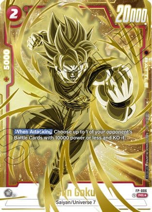 Son Goku - FP-006 (Gold) — Fusion World Promotion Cards and Packs