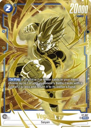 Vegeta - FP-007 (Gold) — Fusion World Promotion Cards and Packs