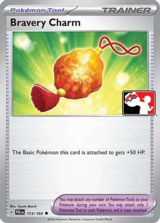 Bravery Charm - 173/193 — Prize Pack Series Cards Pokémon TCG card by Toyste Beach