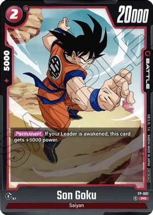 Son Goku - FP-001 — Fusion World Promotion Cards and Packs