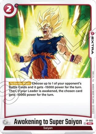 Awakening to Super Saiyan - FP-005 — Fusion World Promotion Cards and Packs