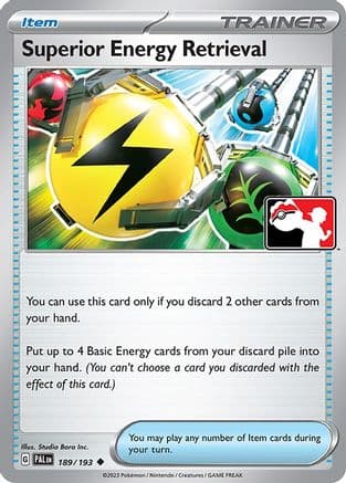 Superior Energy Retrieval - 189/193 — Prize Pack Series Cards Pokémon TCG card by Studio Bora Inc.