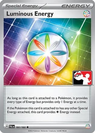 Luminous Energy - 191/193 — Prize Pack Series Cards