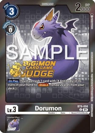 Dorumon (Judge Pack 5) — X Record