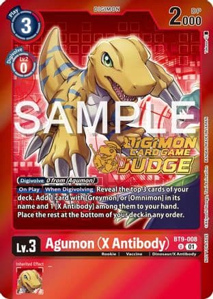 Agumon (X Antibody) (Judge Pack 5) — X Record