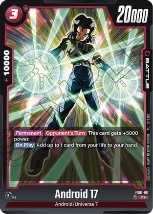 Android 17 (Tournament Pack 01) — Tournament and Championship Promos