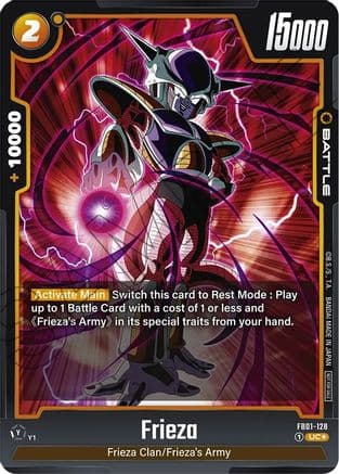 Frieza - FB01-128 (Tournament Pack 01) — Tournament and Championship Promos
