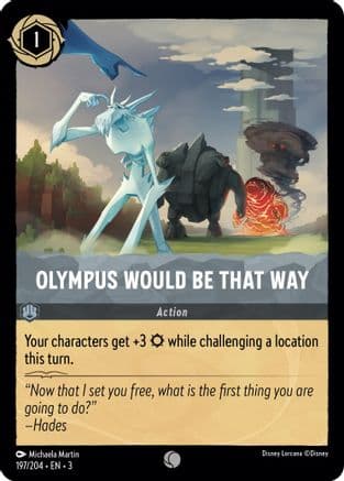 Olympus Would Be That Way — Into the Inklands