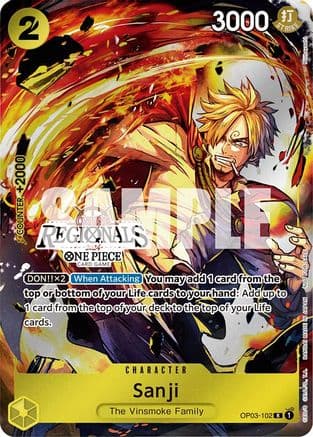 Sanji (Online Regional 2024) [Participant] — One Piece Promotion Cards