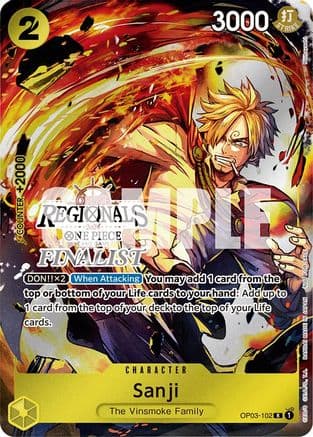 Sanji (Online Regional 2024) [Finalist] — One Piece Promotion Cards