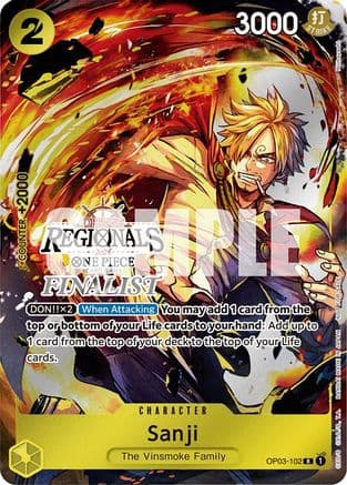 Sanji (Offline Regional 2024) [Finalist] — One Piece Promotion Cards