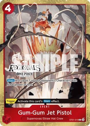 Gum-Gum Jet Pistol (Online Regional 2024) [Participant] — One Piece Promotion Cards